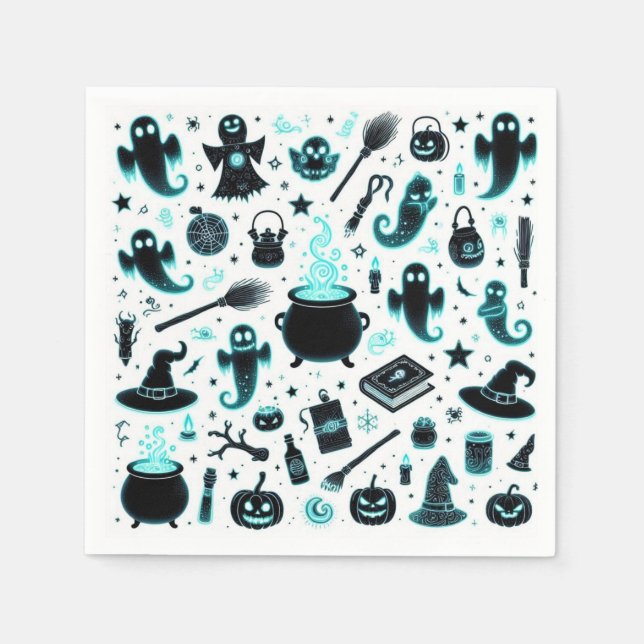 Servilleta De Papel Ghostly Glows (Anverso)