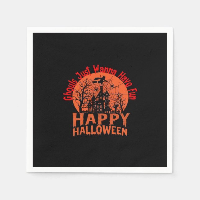Servilleta De Papel Ghoul-Tastic Hallowee (Anverso)
