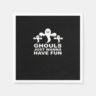 Servilleta De Papel Ghouls solo quiere divertirse con Halloween Divert