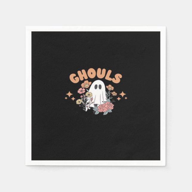 Servilleta De Papel Ghouls solo quiere divertirse con las tragamonedas (Anverso)