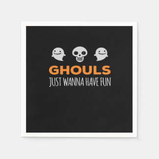 Servilleta De Papel Ghouls solo quiere divertirse estético de otoño