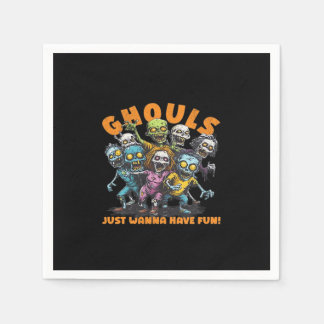 Servilleta De Papel Ghouls solo quiere divertirse, y