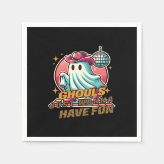 Servilleta De Papel Ghouls Solo Quiere Tener Un Diseño De Discoteca Di