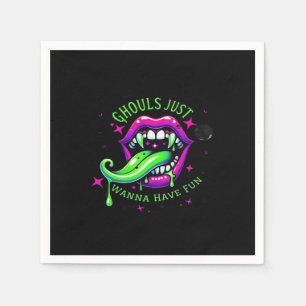 Servilleta De Papel Ghouls solo quiere tener un diseño divertido y bon