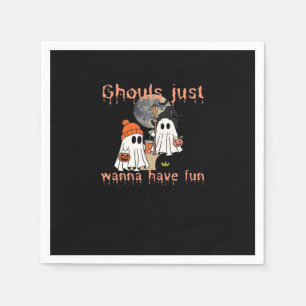 Servilleta De Papel Ghouls solo quieren divertirse con el divertido le