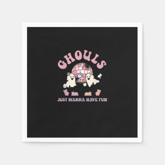 Servilleta De Papel Ghouls solo quieren divertirse, fiesta de hallowee