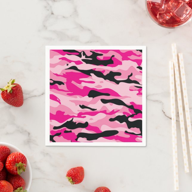 Servilleta De Papel GI JANE Fiesta de camuflaje militar Napkins (In situ)