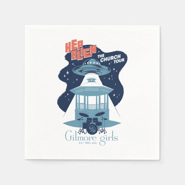 Servilleta De Papel Gilmore Girls Hep Alien Church Tour (Anverso)