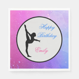 Servilleta De Papel Gimnasia chica Napkins feliz cumpleaños