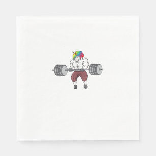 Servilleta De Papel Gimnasio de fitness de levantamiento de pesas de u