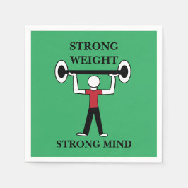 Servilleta De Papel Gimnasio Fitness de la Construcción de Halterofili