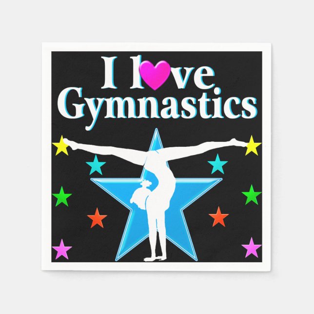 SERVILLETA DE PAPEL GIMNASTICS PRINCESS (Anverso)