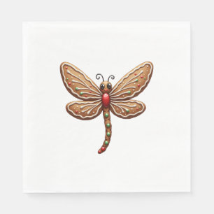 Servilleta De Papel Gingbread Dragonfly
