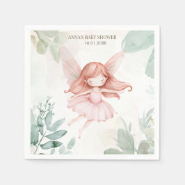 Servilleta De Papel Ginger Fairy Chica Baby Shower