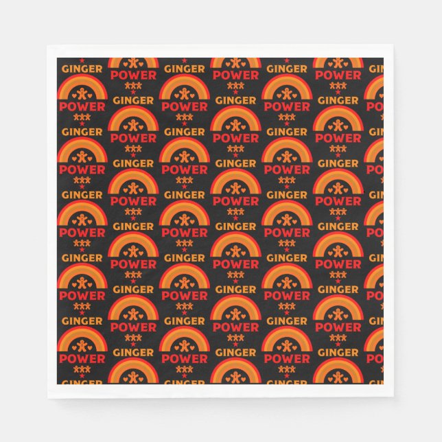 Servilleta De Papel Ginger Hair Pride (Anverso)