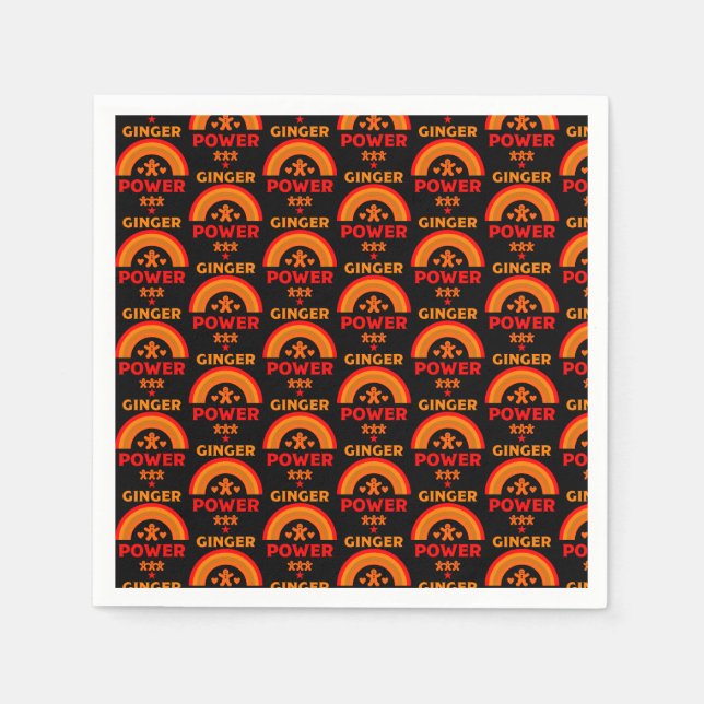 Servilleta De Papel Ginger Hair Pride (Anverso)