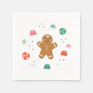 Servilleta De Papel Gingerbread desea servilletas
