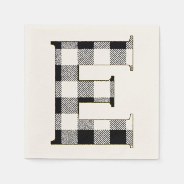Servilleta De Papel Gingham Check E (Anverso)