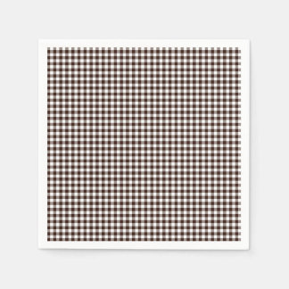 Servilleta De Papel Gingham-Dark Napkins