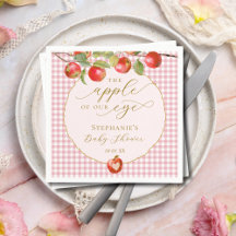 Gingham Rosa La Niña De Nuestros Ojos Ducha De Beb