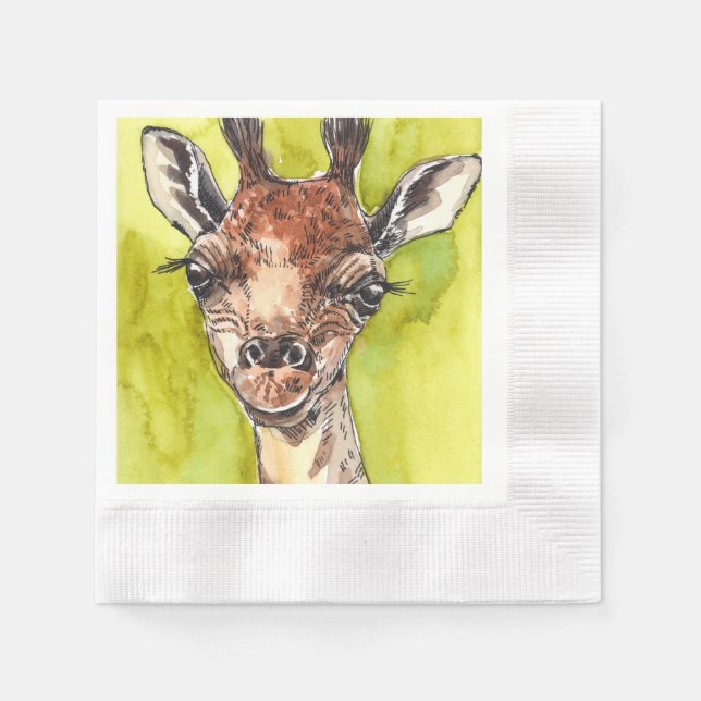Servilleta De Papel Giraffe (Anverso)