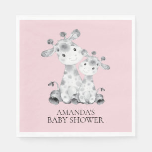 Servilleta De Papel Giraffe Chicas Baby Shower Papeles