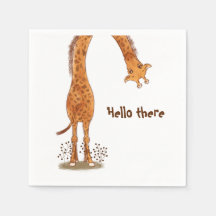 Giraffe, cumpleaños de animales en el zoológico