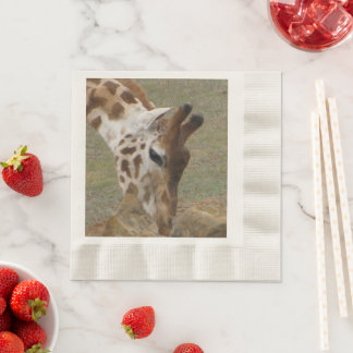 Servilleta De Papel Giraffe Napkin Decore las servilletas