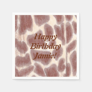 Servilleta De Papel Giraffe Spots Safari Napkins
