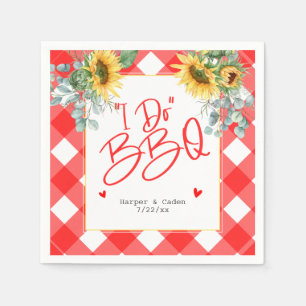 Servilleta De Papel Girasol blanco rojo hago toallas Bodas BBQ