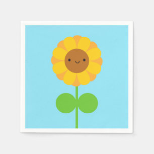 Servilleta De Papel Girasol Kawaii