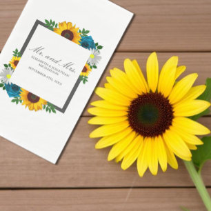 Servilleta De Papel Girasol Rosa Margarita Floral Boda