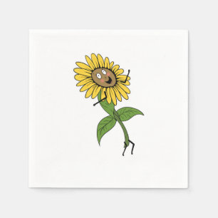 Servilleta De Papel Girasol, tema de flor