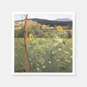 Servilleta De Papel Girasoles (por Jacek Malczewski)