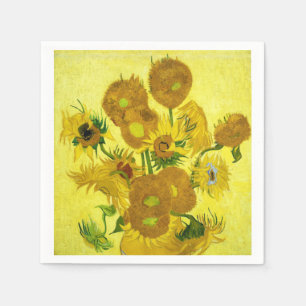 Servilleta De Papel Girasoles Vincent van Gogh    