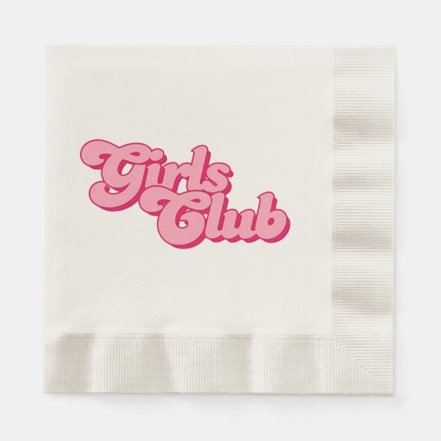 Servilleta De Papel Girls Club (Anverso)