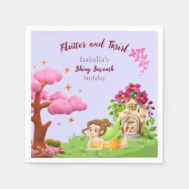 Servilleta De Papel Girls Cute Yellow Fairy Fairytale home