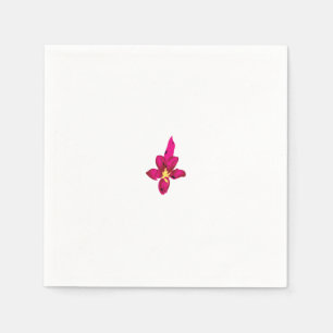 Servilleta De Papel Girly Design, Light Gold, Purplish Red