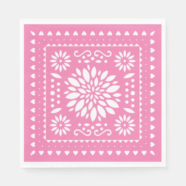 Servilleta De Papel Girly Fiesta Fiesta Napkins (Anverso)