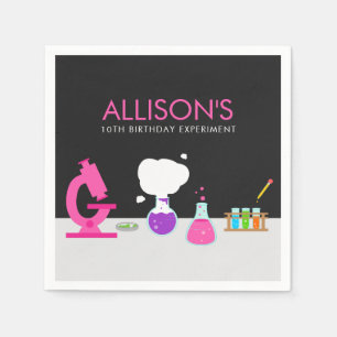 Servilleta De Papel Girly Science Fiesta