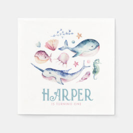 Servilleta De Papel Girly Under the Sea Paper Napkins