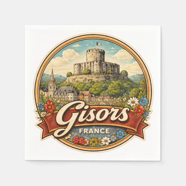 Servilleta De Papel Gisors Francia (Anverso)