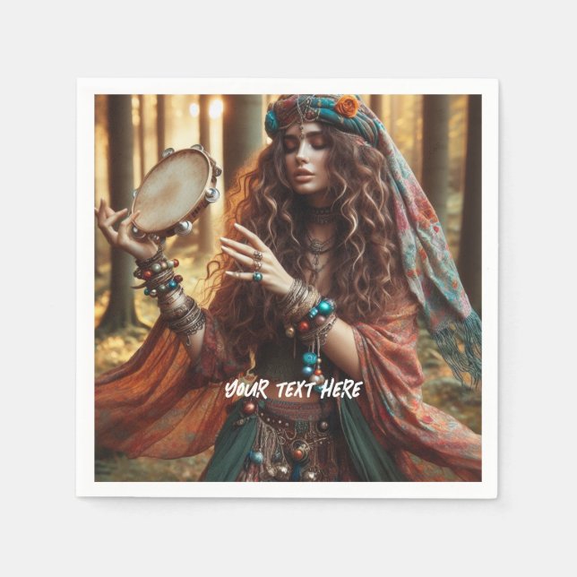 Servilleta De Papel Gitana (Anverso)