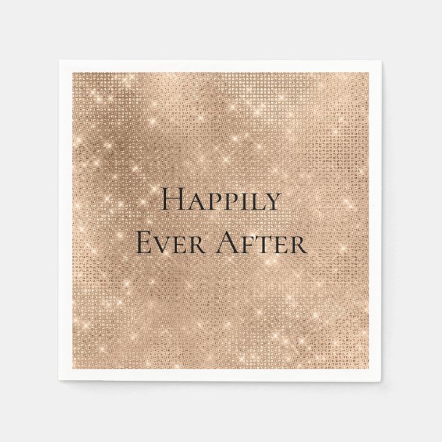 Servilleta De Papel Glam Champagne Glitz (Anverso)