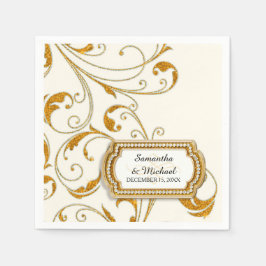 Servilleta De Papel Glam Old Hollywood Regency Black Tie