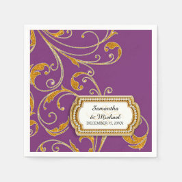 Servilleta De Papel Glam Old Hollywood Regency Black Tie