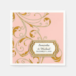 Servilleta De Papel Glam Old Hollywood Regency Black Tie