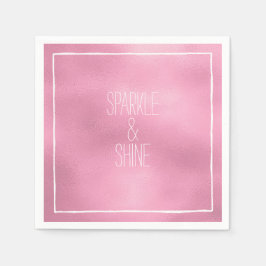 Servilleta De Papel Glam Pink Ombre