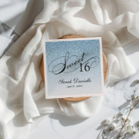 Glam Purpurina azul claro dulce 16 personalizado