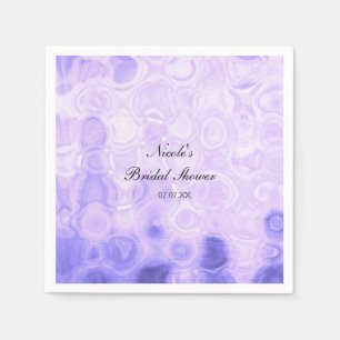 Servilleta De Papel Glamour retro violeta púrpura moda arte en círculo